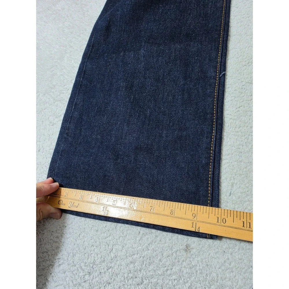 Levi's 517 Mens 36/34 Jeans Dark Indigo Blue Bootcut Rigid Denim Classic Cowboy